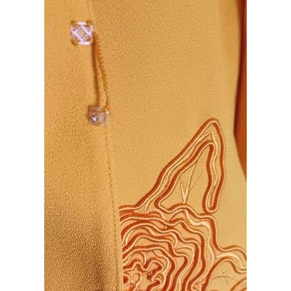 Vtg Donna Vinci Couture Suit 3 Pc Long Skirt 18 Evening Church Gold New w/Tags - Picture 15 of 16